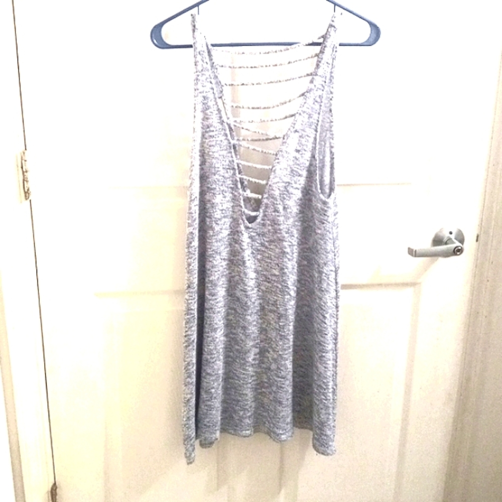 Swimsuit Cover-up Medium V-Neck Cute Cut -Outs Beach Summer Boho Cute
